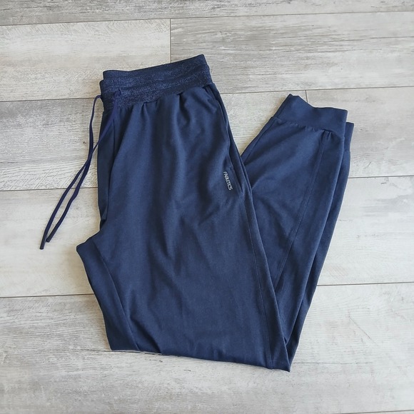 Fabletics Womens Size L Blue Joggers Activewear Athletic Pants - Picture 1 of 13
